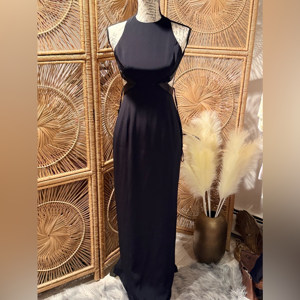 Near years eve black gown size 2